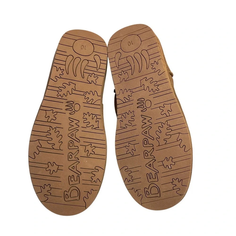 Bearpaw Women's Eva Short Hickory Winter Boots Size 10 Warm Cozy‎